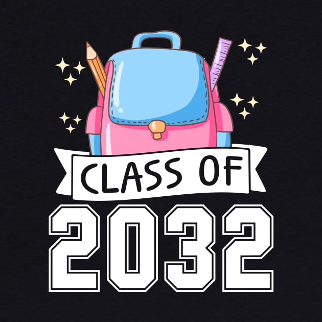 Class of 2032 Grow With Me Gift For Kindergarten Future Graduates by BadDesignCo